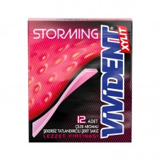 آدامس بدون شکر ویویدنت طعم توت فرنگی - 33 گرم