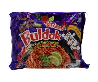 نودل فوری سامیانگ طعم مرغ تند و لیمو ۱۳۵ گرم