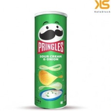 چیپس پرینگلز طعم خامه ترش و پیاز - ۱۶۵ گرم