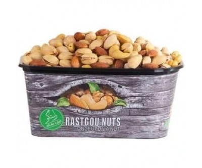 آجیل چهارمغز شور اکبر راستگو 600 گرم آجیل چهارمغز شور اکبر راستگو 600 گرم