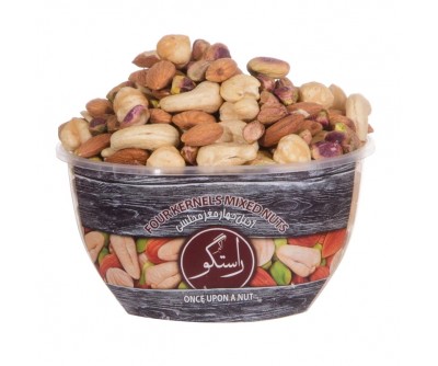 آجیل چهارمغز خام اکبر راستگو - 270 گرم