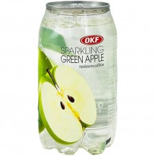 آب گازدار با طعم سیب سبز او کی اف (OKF) - 350 میلی لیتر