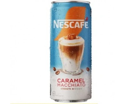 آیس کافی از برند نسکافه با طعم کارامل ماکیاتو 220 میل