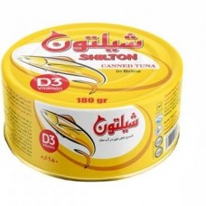 کنسرو ماهی شیلتون در اب نمک - 180 گرم
