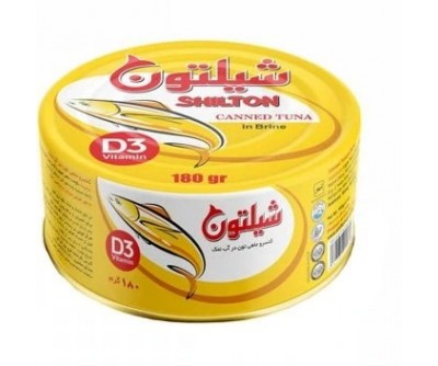 کنسرو ماهی شیلتون در اب نمک - 180 گرم