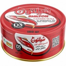 کنسرو ماهی شیلتون با طعم چیلی - 180 گرم