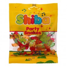 پاستیل میوه ای شیبا مدل Party Snakes مقدار - 90 گرم