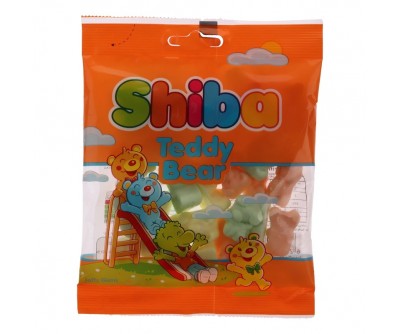 پاستیل میوه ای Teddy Bears شیبا - 90 گرم