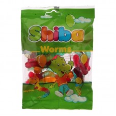 پاستیل میوه ای شیبا مدل Worms مقدار - 160 گرم