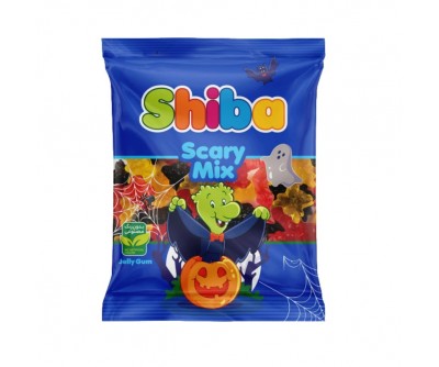 پاستیل میوه ای شیبا مدل Scary Mix مقدار 160 گرم پاستیل میوه ای شیبا مدل Scary Mix مقدار 160 گرم