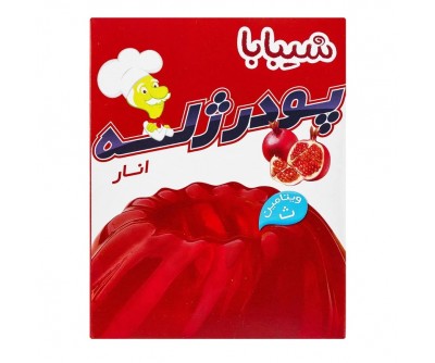 پودر ژله انار شیبابا - 100 گرم پودر ژله انار شیبابا - 100 گرم