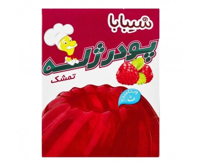 پودر ژله تمشک شیبابا - 100 گرم پودر ژله تمشک شیبابا - 100 گرم