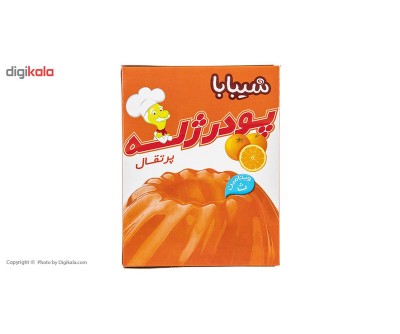 پودر ژله پرتقال شیبابا - 100 گرم پودر ژله پرتقال شیبابا - 100 گرم