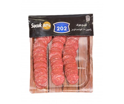 سوجوک 80 درصد گوشت قرمز 202 - 250 گرم سوجوک 80 درصد گوشت قرمز 202 - 250 گرم