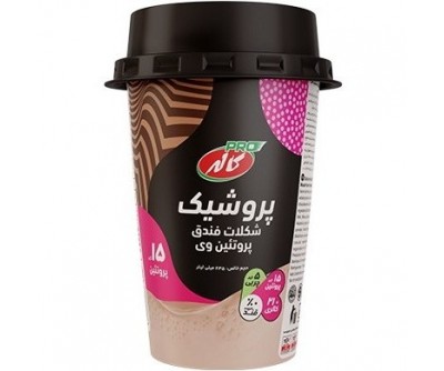 شیر پروشیک کاکائوفندقی بدون قند کاله پرو - 225 میلی لیتر