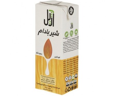 شیر غیرلبنی بادام بدون شکر آژیل کاله - 200 میلی لیتر