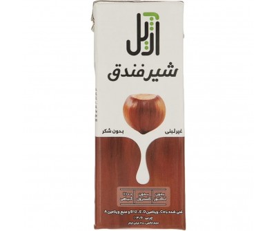 شیر غیرلبنی فندق بدون شکر آژیل کاله - 200 میلی لیتر
