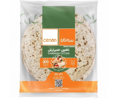 سه نان تافتون خمیر ترش - 370 گرم