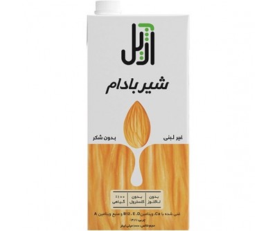 شیر غیرلبنی بادام بدون شکر آژیل کاله - 1000 میلی لیتر