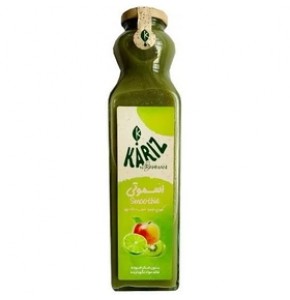 اسموتی سیب کیوی لیمو با دانه چیا کاریز - 750 میلی لیتر