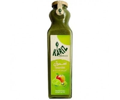 اسموتی سیب کیوی لیمو با دانه چیا کاریز - 750 میلی لیتر