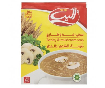 سوپ نیمه آماده جو و قارچ الیت - 65 گرم