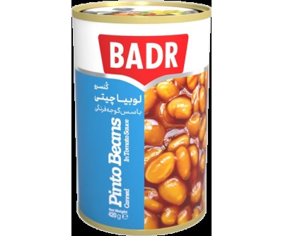 خوراک لوبیا چیتی با سس بدر 420 گرم