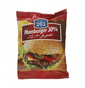 همبرگر 30 درصد گوشت قرمز 202 - 500 گرم