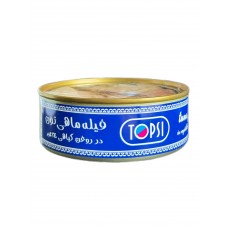 کنسرو ماهی فیله تن در روغن گیاهی تاپسی - 240 گرم