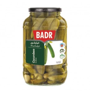 خیارشور درجه یک بدر - 1450 گرم