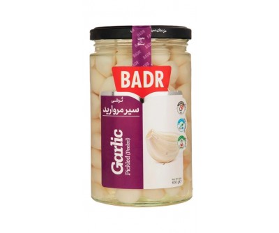 ترشی سیر مروارید بدر - 650 گرم