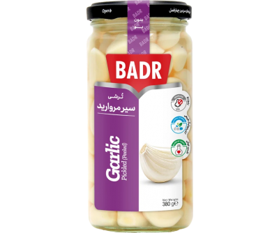 ترشی سیر مروارید بدر - 380 گرم