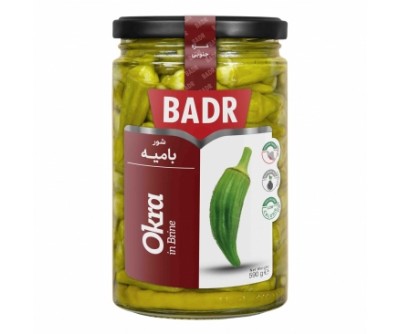 ترشی شور بامیه بدر - 590 گرم 