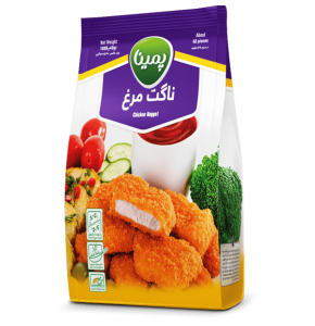 ناگت مرغ منجمد پمینا - 1کیلوگرم